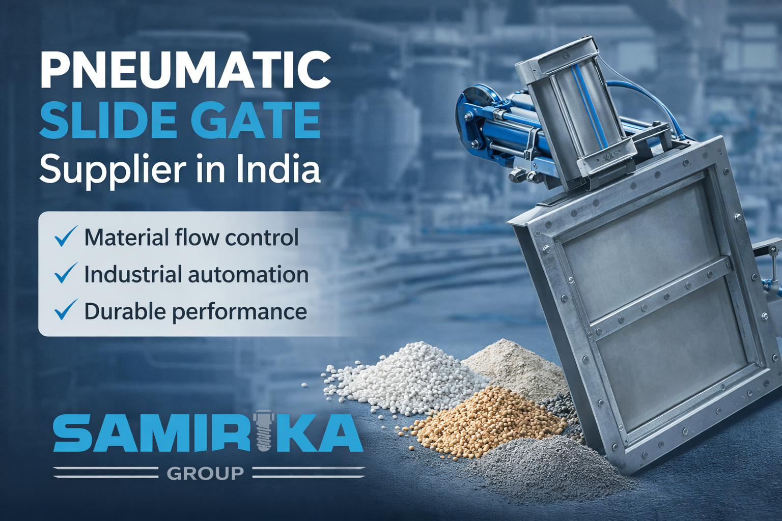 Pneumatic Slide Gate Supplier in India