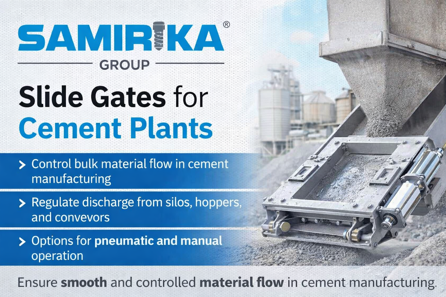Slide Gate for Cement Plants