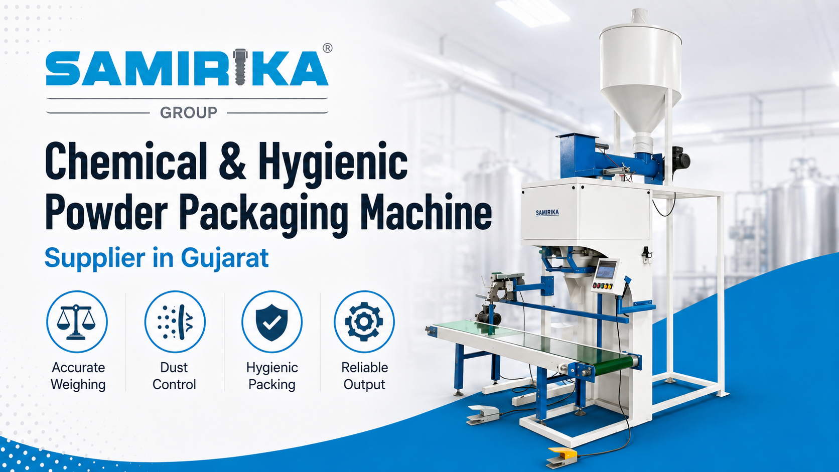Chemical & Hygienic Powder Packaging Machine Supplier in Gujarat
