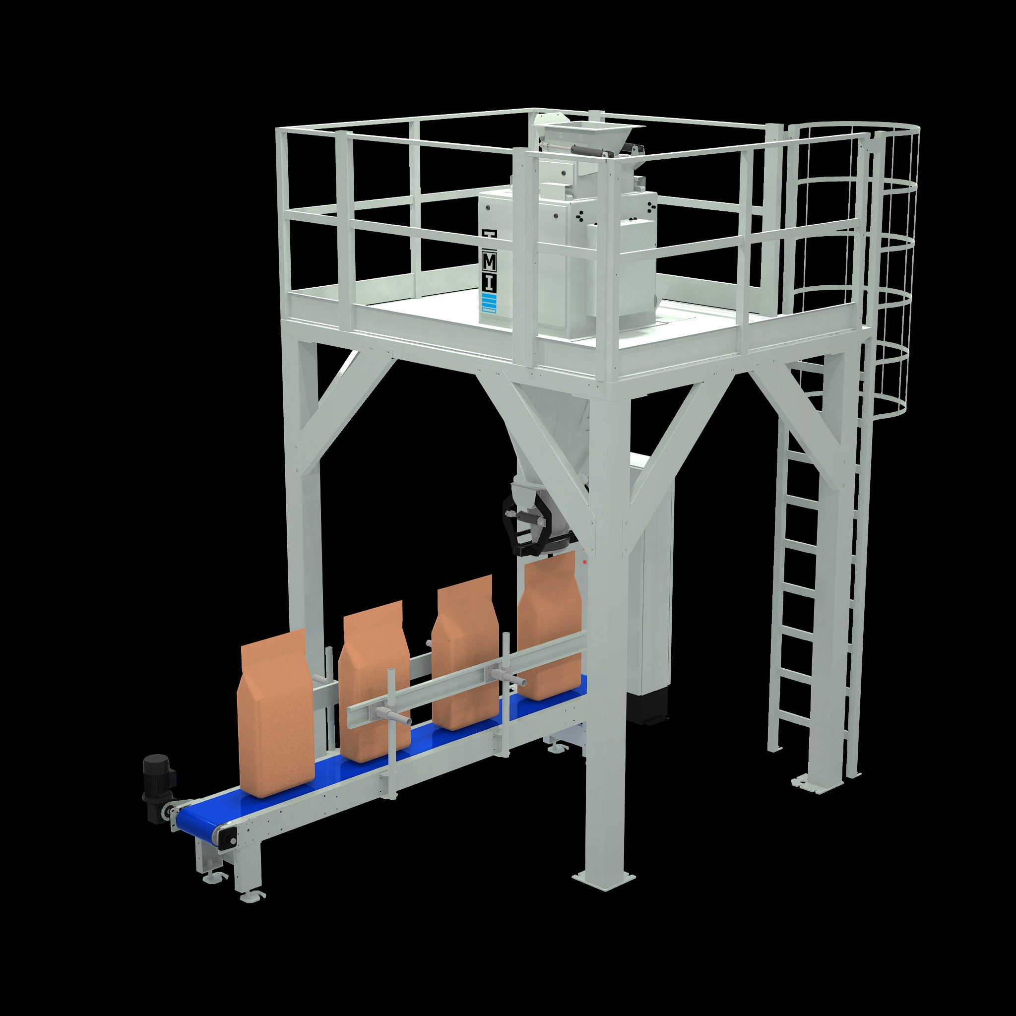 Automatic polymer packing machine
