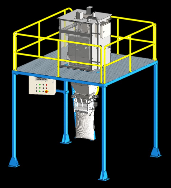 Automatic fertilizer bagging machine
