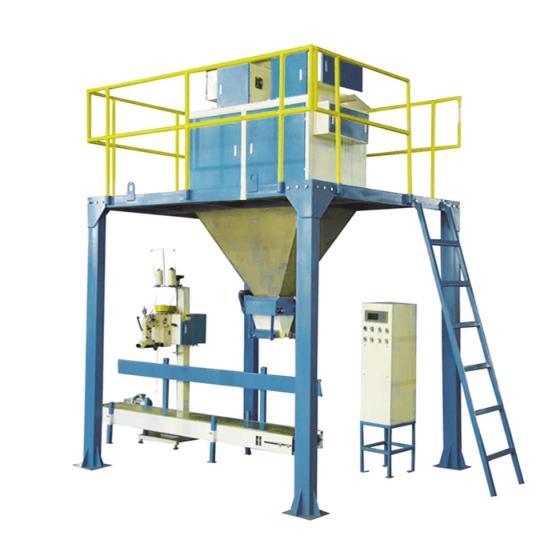 Weighing and filling system for granules
