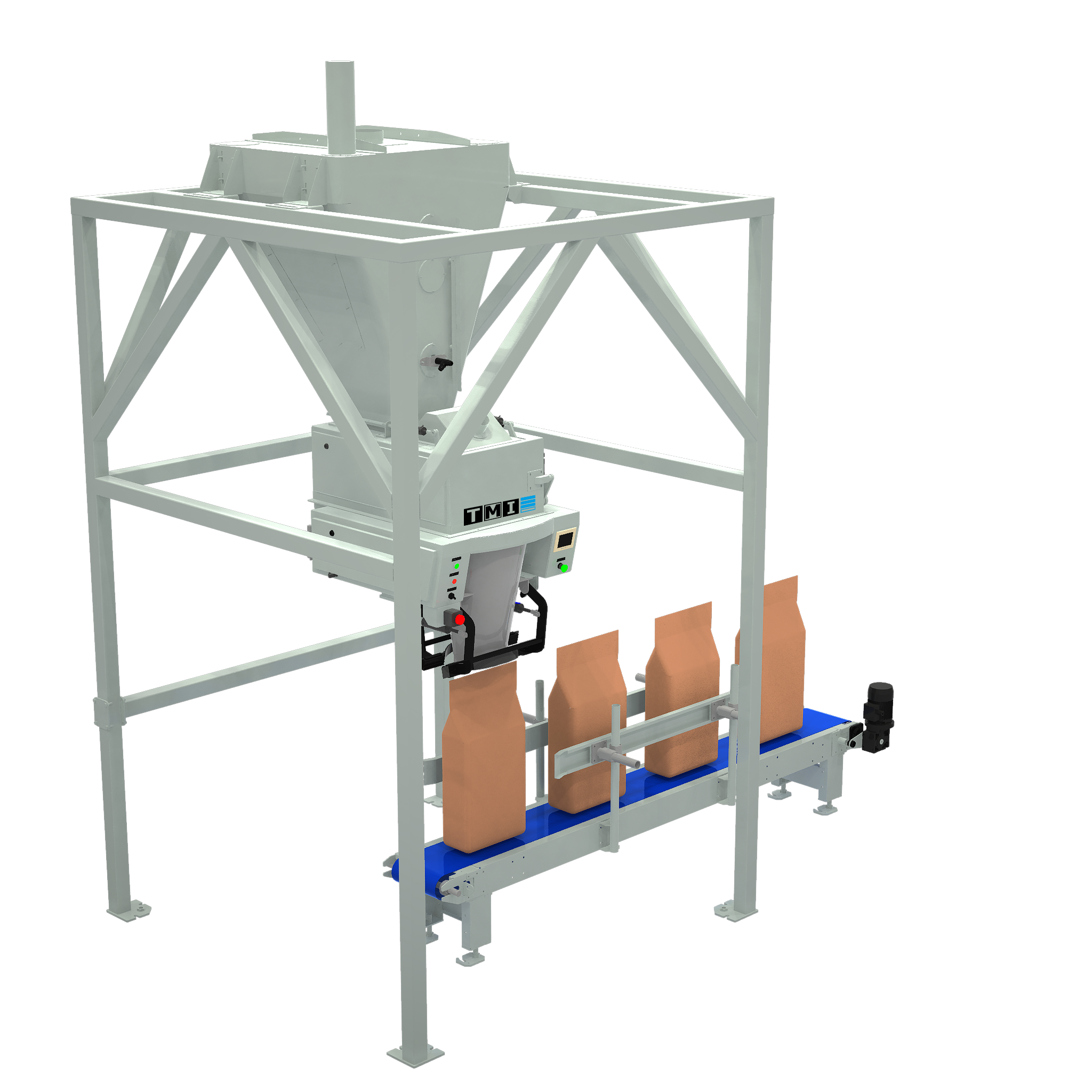 Polymer packing machine